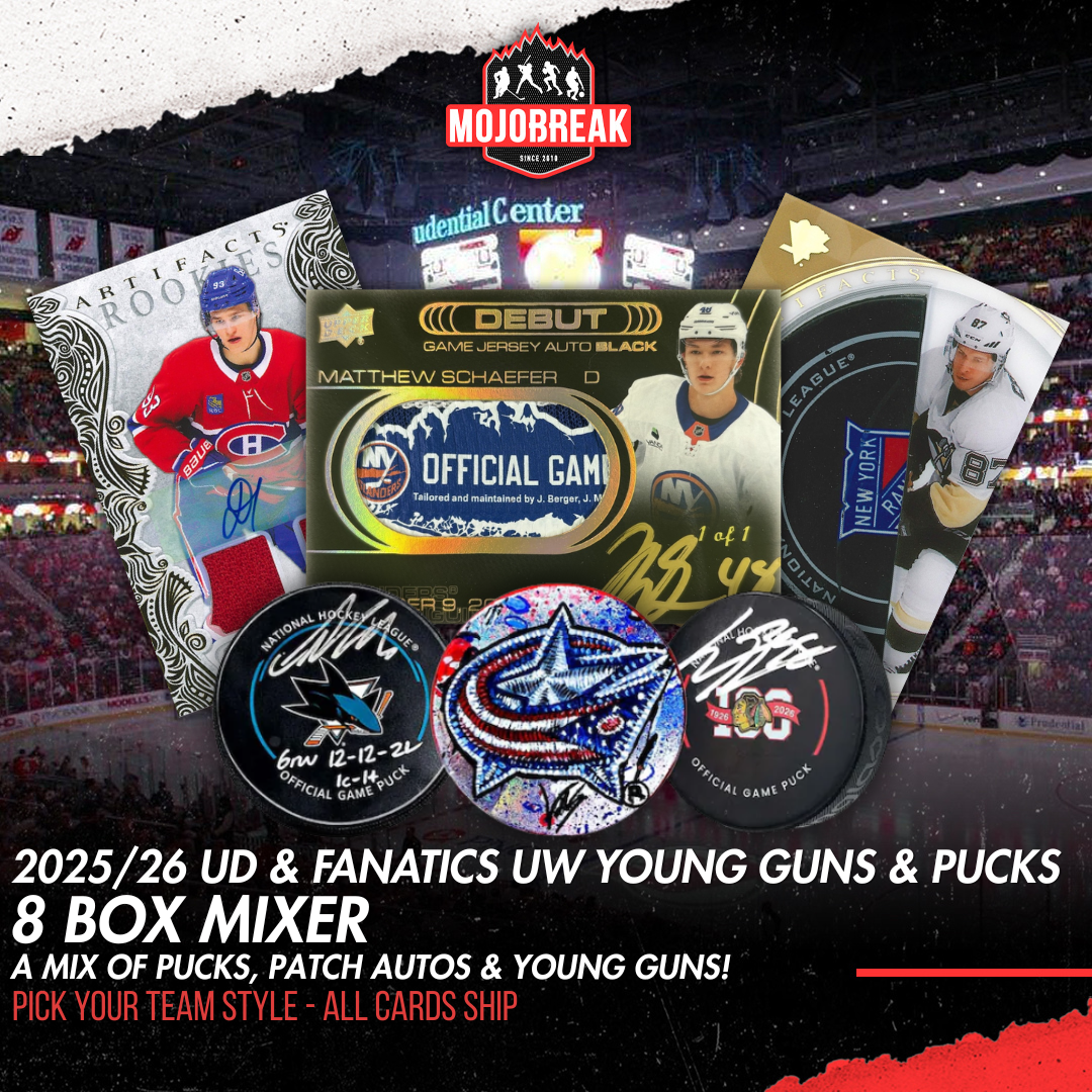 2025/26 Upper Deck UW Ultra Young Guns & Pucks 8 Box Mixer #1