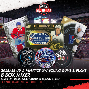 2025/26 Upper Deck UW Ultra Young Guns & Pucks 8 Box Mixer #1