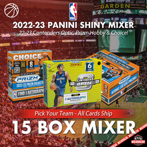 2022-23 Panini Shiny Basketball Mixer Monday 15 Box PYT #1
