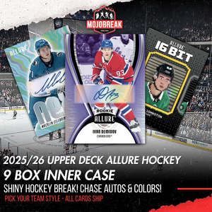 2025/26 Upper Deck Allure Hockey Hobby 9 Box Case Pick Your Team #29