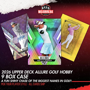 2026 Upper Deck Allure Golf Hobby 9 Box Case Pick Your Golfer #1