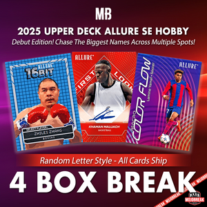 2025 Upper Deck Allure SE Multi-Sport Hobby 4 Box Random Letter #3
