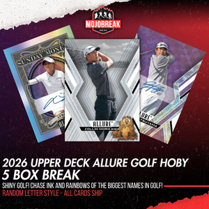 2026 Upper Deck Allure Golf Hobby 5 Box Random Letter #2