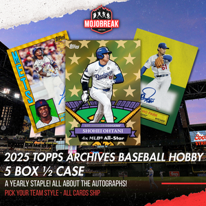 2025 Topps Archives Baseball Hobby 5 Box Half Case Pick Your Team #1