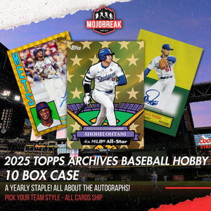 2025 Topps Archives Baseball Hobby 10 Box Case Pick Your Team #1