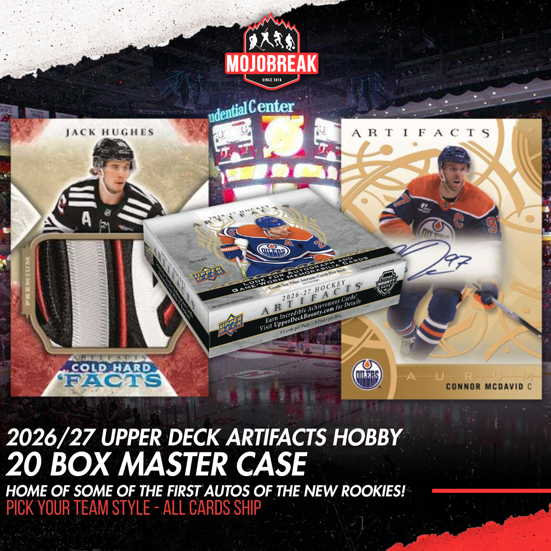 2026/27 Upper Deck Artifacts Hockey Hobby 20 Box Master Case Pick Your Team #2