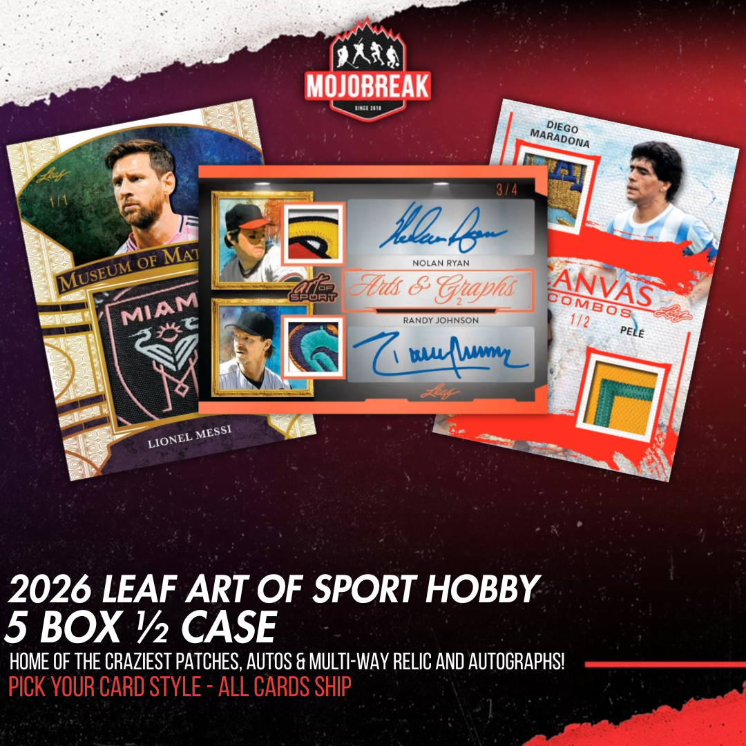 2026 Leaf Art of Sport Hobby 5 Box Pick Your Card #2