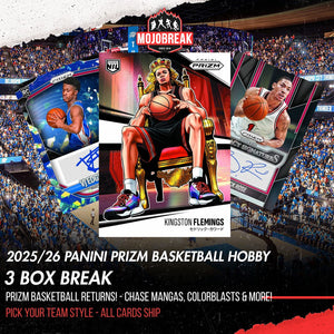 2025/26 Panini Prizm Basketball Hobby 3 Box Pick Your Team #1