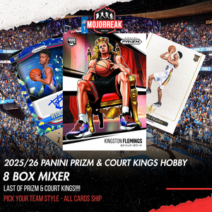 2025/26 Panini Prizm & Court Kings Basketball 8 Box Mixer Pick Your Team #1