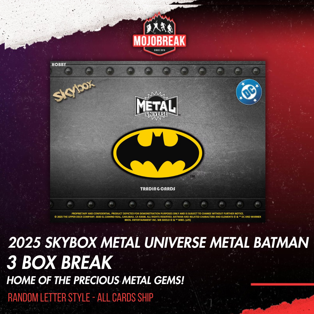 2025 Skybox Metal Universe Batman Hobby 3 Box Random Letter #8