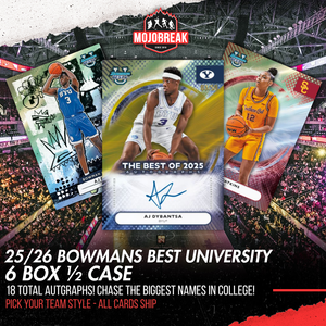 2025-26 Bowman University Best Basketball Hobby 6 Box Pick Your Team #2