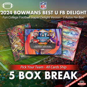 2024 Bowman's Best University Football Delight 5 Box Pick Your Team #2