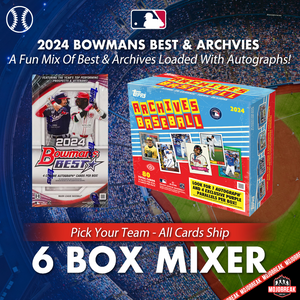 2024 Bowman's Best & Archives Baseball 6 Box Mixer Pick Your Team #1