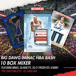 Big Dawg Immac Silhouette Obsidian NBA 10 Box Mixer Pick Your Team #19