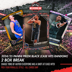 2024-25 Panini Prizm Black NBA Hobby 2 Box Pick Your Parallel #1 (SSPs Randomized!)