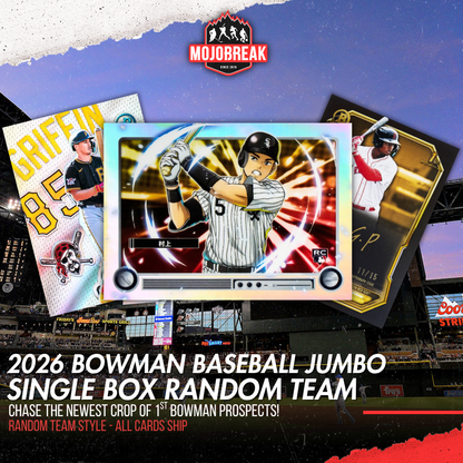 2026 Bowman Baseball Jumbo Single Box Random Team #2