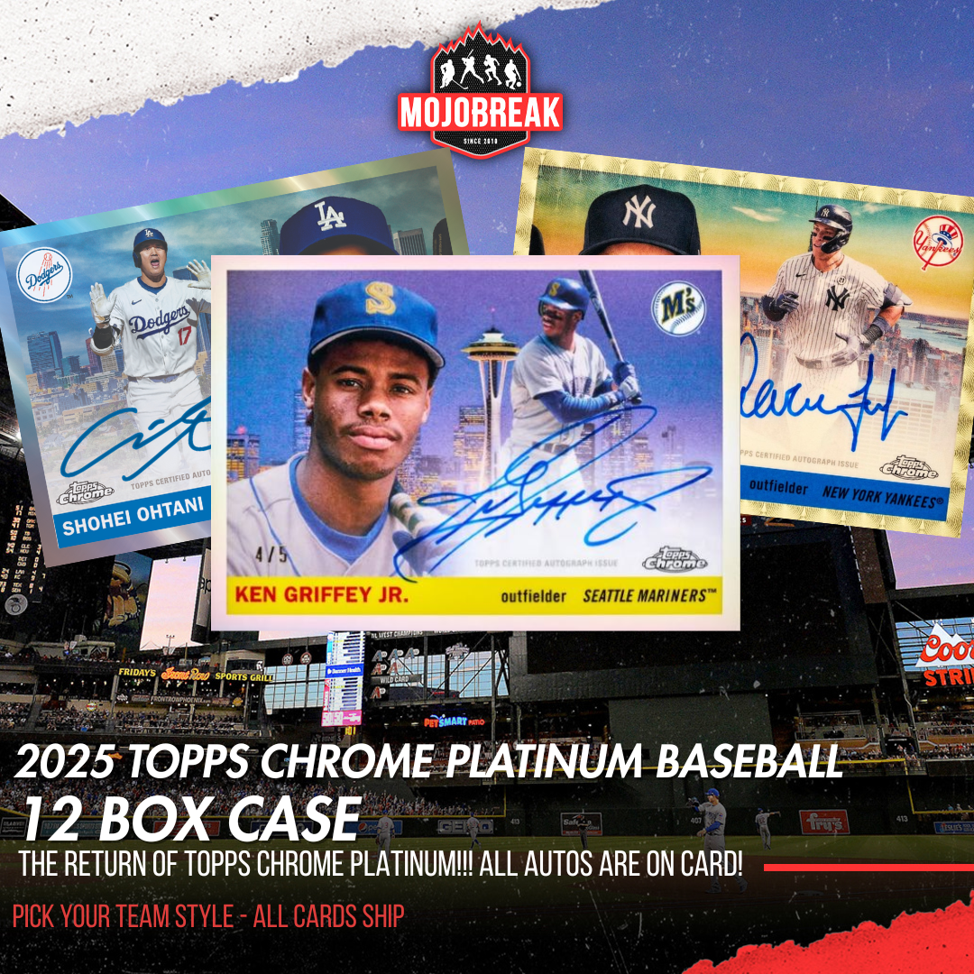 2025 Topps Chrome Platinum Baseball Hobby 12 Box Case Pick Your Team #2