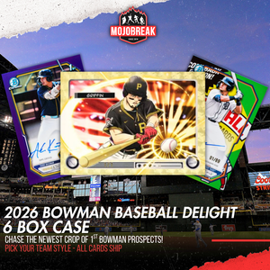 2026 Bowman Baseball Delight 6 Box Case Pick Your Team #1