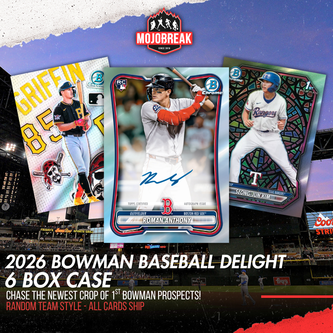 2026 Bowman Baseball Delight 6 Box Case Random Team #1