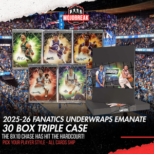 2025-26 Fanatics Under Wraps Emanate NBA Basketball 30 Box Triple Case Pick Your Player #1
