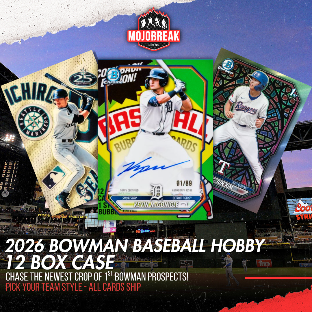 2026 Bowman Baseball Hobby 12 Box Case Pick Your Team #1