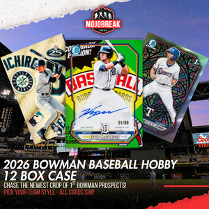 2026 Bowman Baseball Hobby 12 Box Case Pick Your Team #1