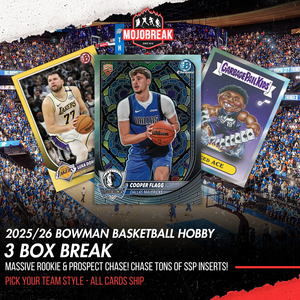 2025/26 Bowman Basketball Hobby 3 Box Pick Your Team #2