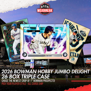 2026 Bowman Baseball Hobby Jumbo Delight 26 Box Triple Case Pick Your Player #1 (Listing 3 of 3)