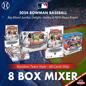 2025 Bowman Baseball Hobby Jumbo Delight Mega 8 Box Mixer Random Team #5