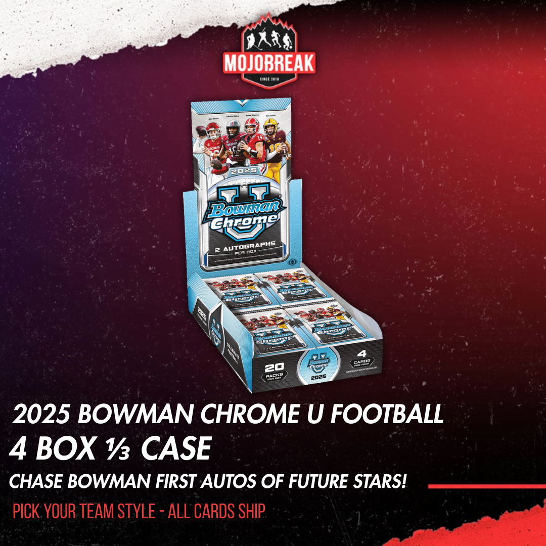 2025 Bowman University Chrome Football Hobby 4 Box Pick Your Team #2