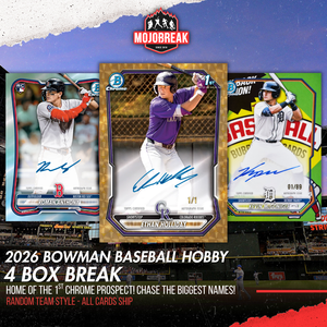 2026 Bowman Baseball Hobby 4 Box Random Team #1