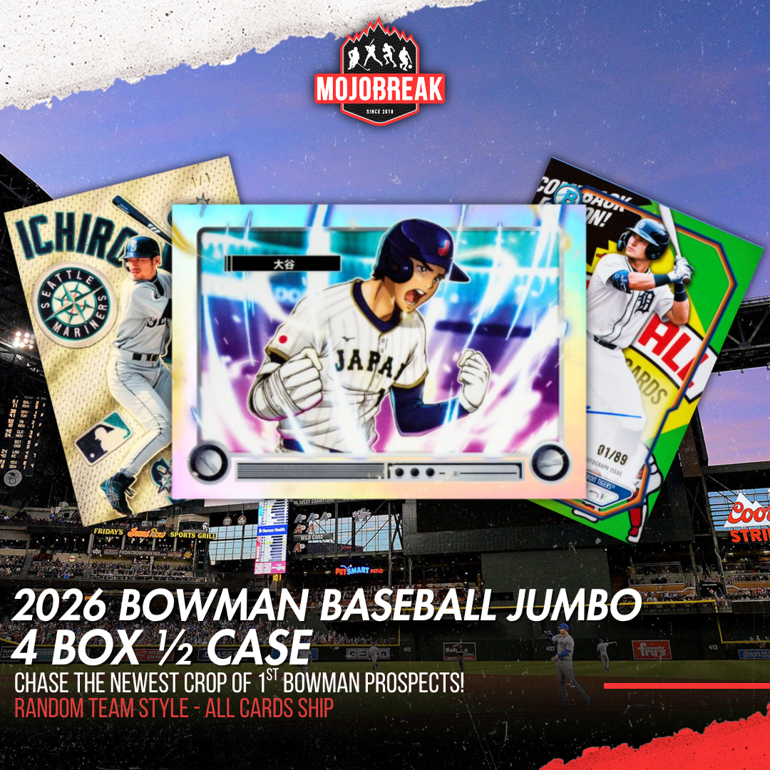 2026 Bowman Baseball Jumbo 4 Box Half Case Random Team #1