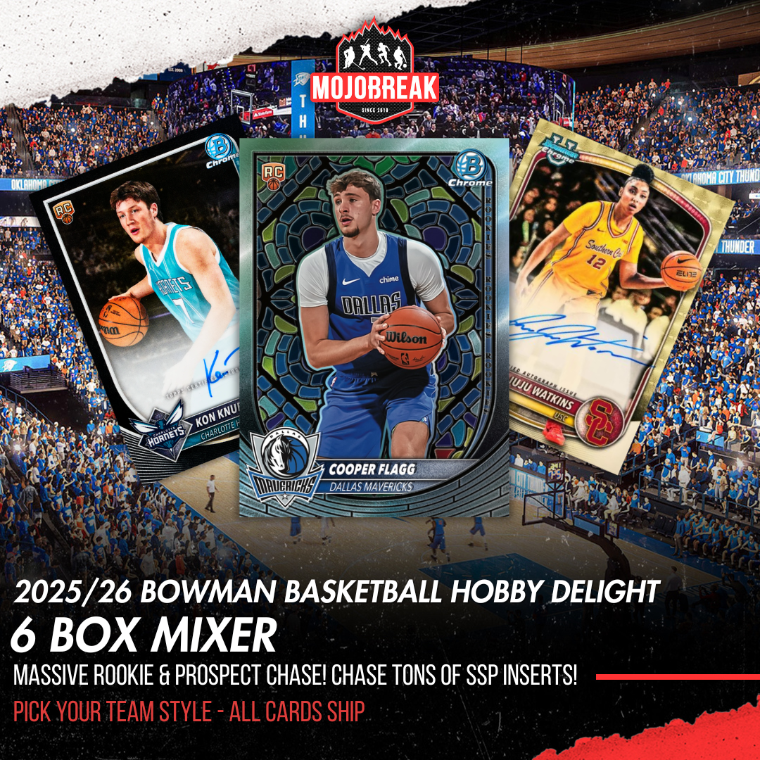 2025/26 Bowman Basketball Hobby Delight 6 Box Mixer Pick Your Team #2