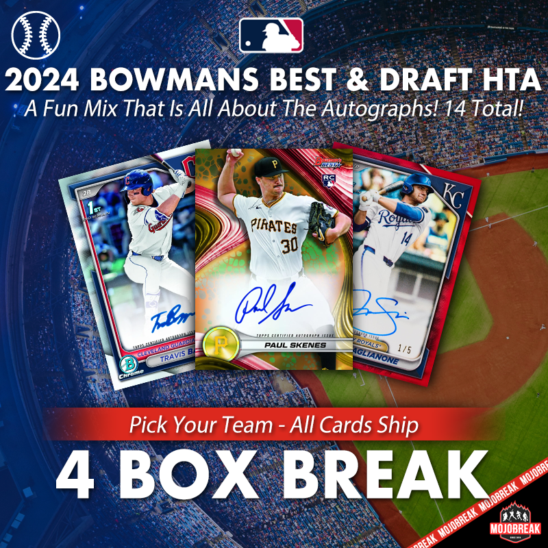 2024 Bowman's Best & Draft HTA Baseball 4 Box Mixer Pick Your Team #2