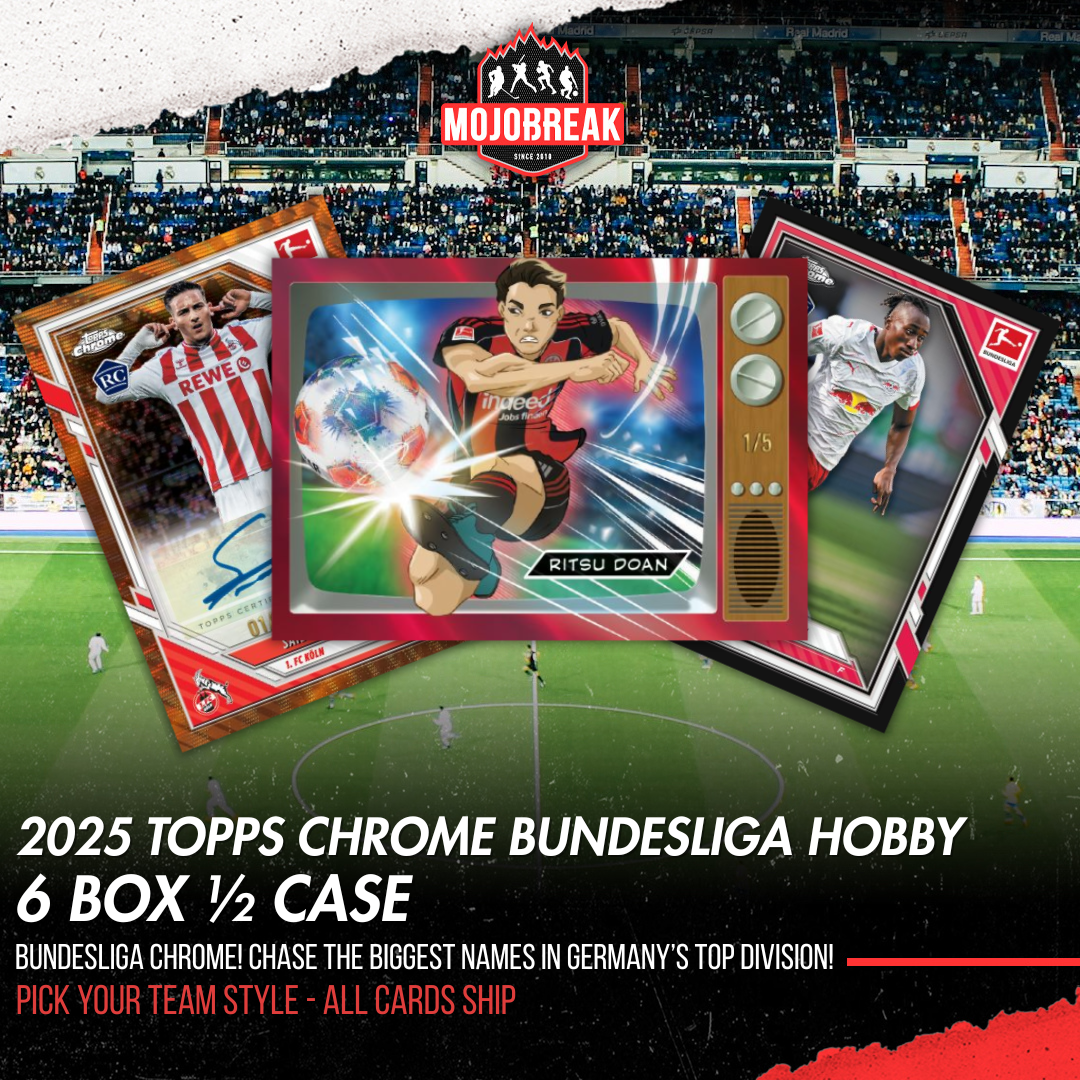 2025/26 Topps Chrome Bundesliga Soccer Hobby 6 Box Pick Your Team #1