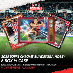 2025/26 Topps Chrome Bundesliga Soccer Hobby 6 Box Pick Your Team #1