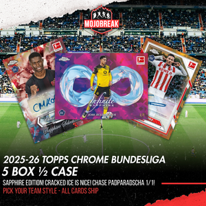 2025/26 Topps Chrome Bundesliga Soccer Sapphire 5 Box Pick Your Team #2