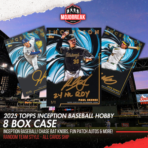 2025 Topps Inception Baseball Hobby 8 Box Case Random Team #1
