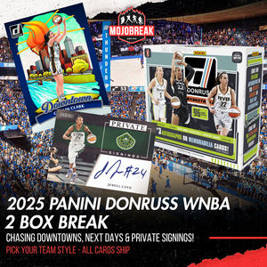 2025 Panini Donruss WNBA Hobby 2 Box Pick Your Team #6