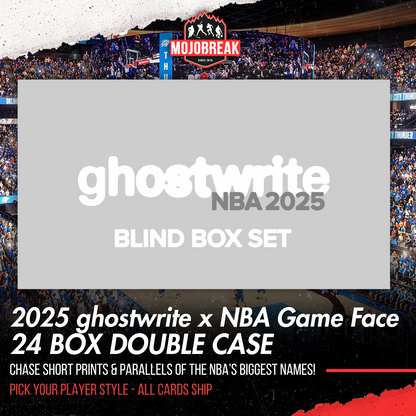 2025 ghostwrite x NBA Game Face 24 Box Double Case Pick Your Player #7