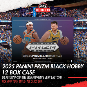 2024-25 Panini Prizm Black Basketball Hobby 12 Box Case Pick Your Team #1