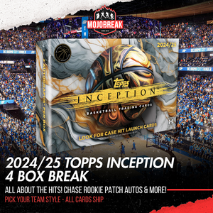2024/25 Topps Inception Basketball Hobby 4 Box Half Case Pick Your Team #2