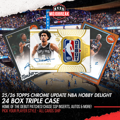 2025/26 Topps Chrome Update Series Basketball Hobby Delight 24 Box Triple Case Pick Your Player #1 (Listing 3 of 3)