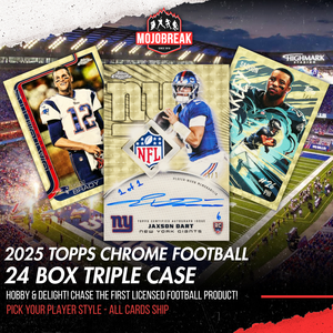 2025 Topps Chrome Football Hobby Delight 24 Box Triple Case Pick Your Player #1 (Listing 3 of 3)