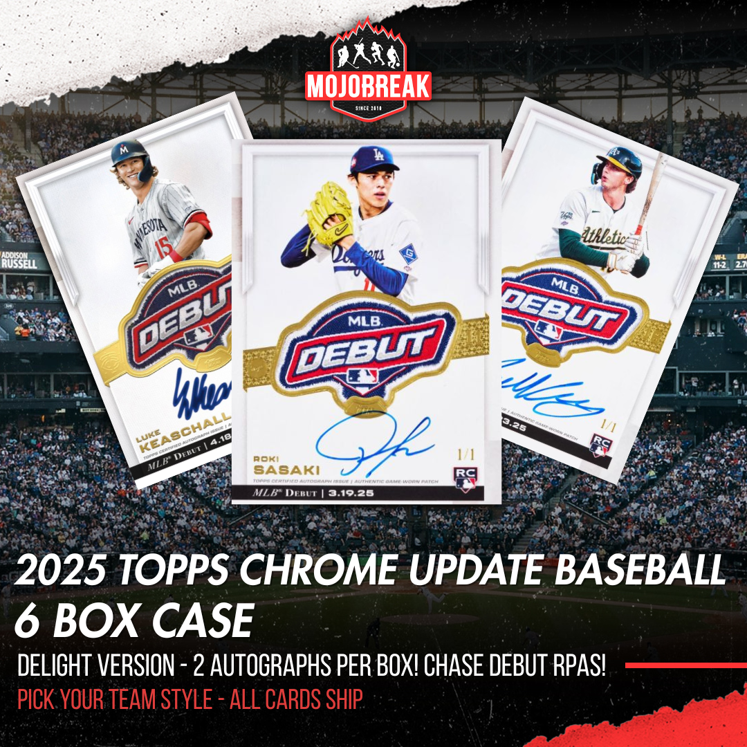 2025 Topps Chrome Update Series Baseball Breakers Delight 6 Box Case Pick Your Team #2