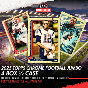 2025 Topps Chrome Football Jumbo 4 Box Pick Your Team #1