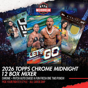 2026 Topps Chrome Midnight UFC 12 Box Mixer Pick Your Fighter #1 (Listing 2 of 2)