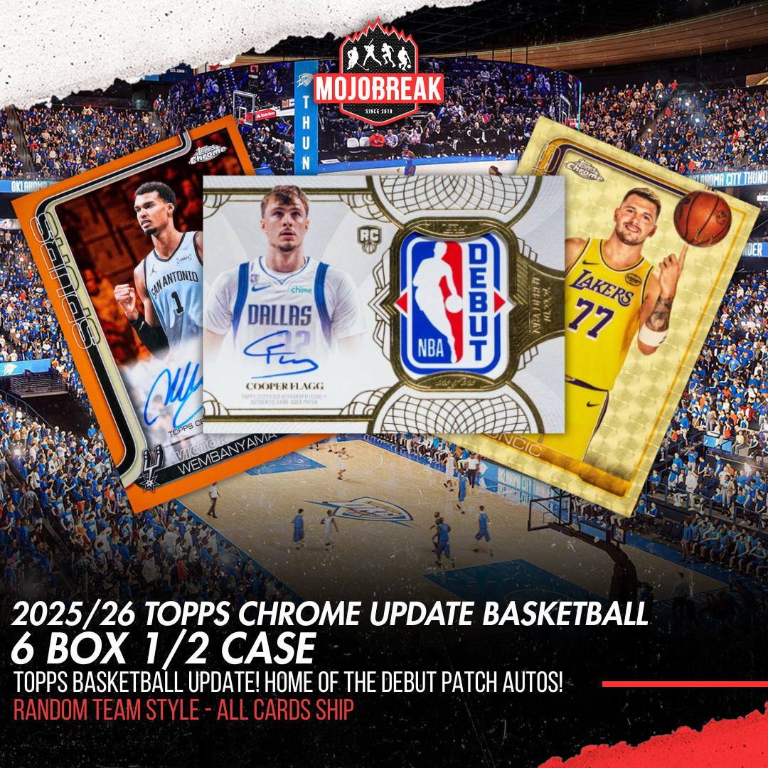 2025/26 Topps Chrome Update Series Basketball Hobby 6 Box Random Team #2