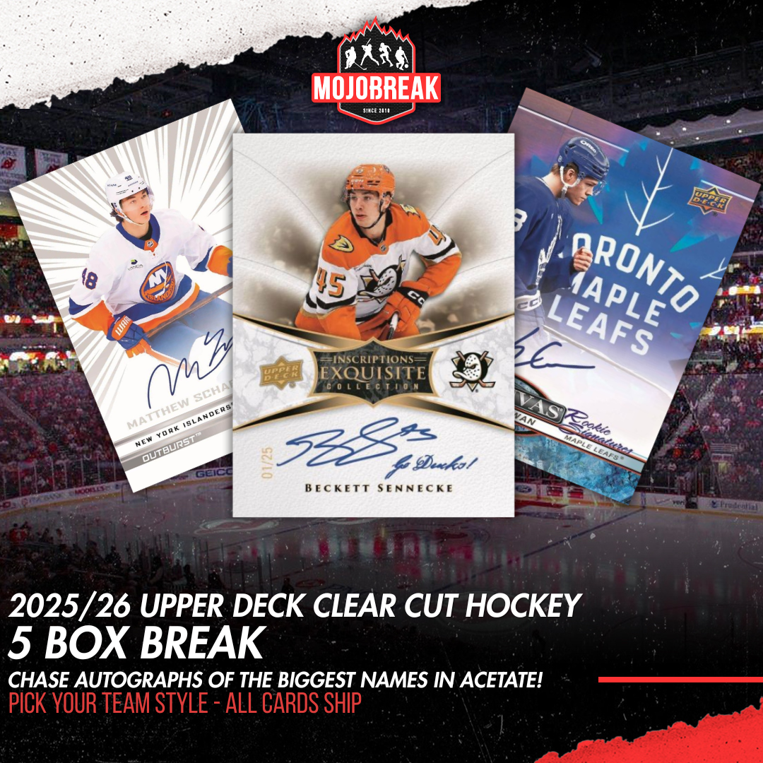 2025/26 Upper Deck Clear Cut Hockey Hobby 5 Box Pick Your Team #8