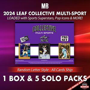 2024 Leaf Collective Multi-Sport 1 Box & 5 Solo Pack Mixer Random Letter #10